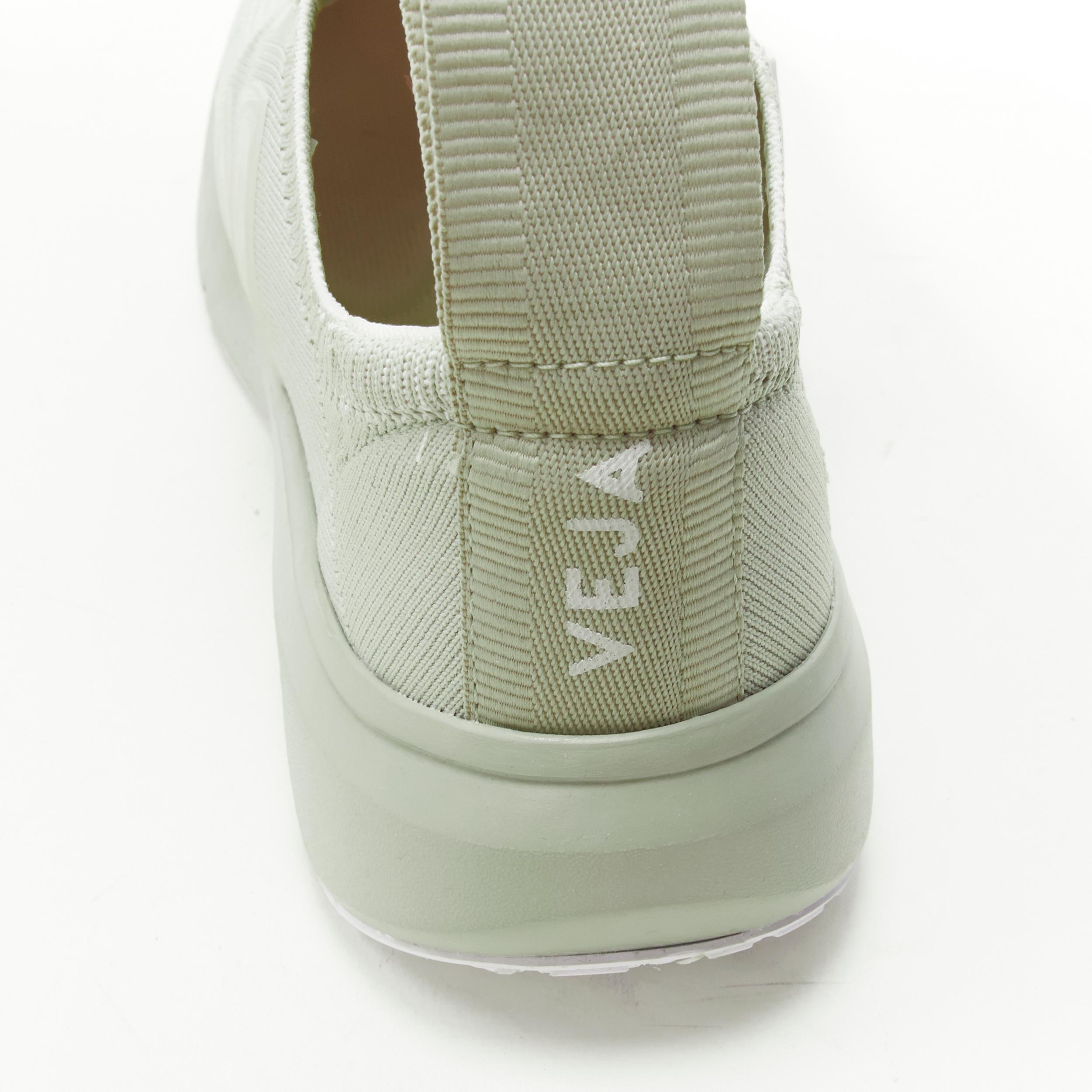 new RICK OWENS VEJA Runner Style 2 V-Knit Oyster grey sneaker EU41 For Sale 1
