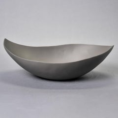 New Rina Menardi 16" Wide Barchetta Bowl in Bronze Glaze