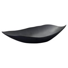 New Rina Menardi Big Barchetta Bowl in Light Black Glaze