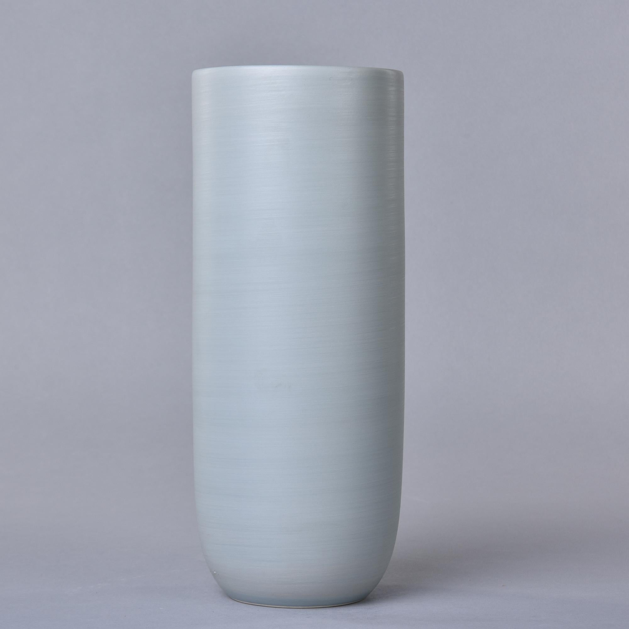 Glazed New Rina Menardi Green Bamboo Canna 1 Vase For Sale