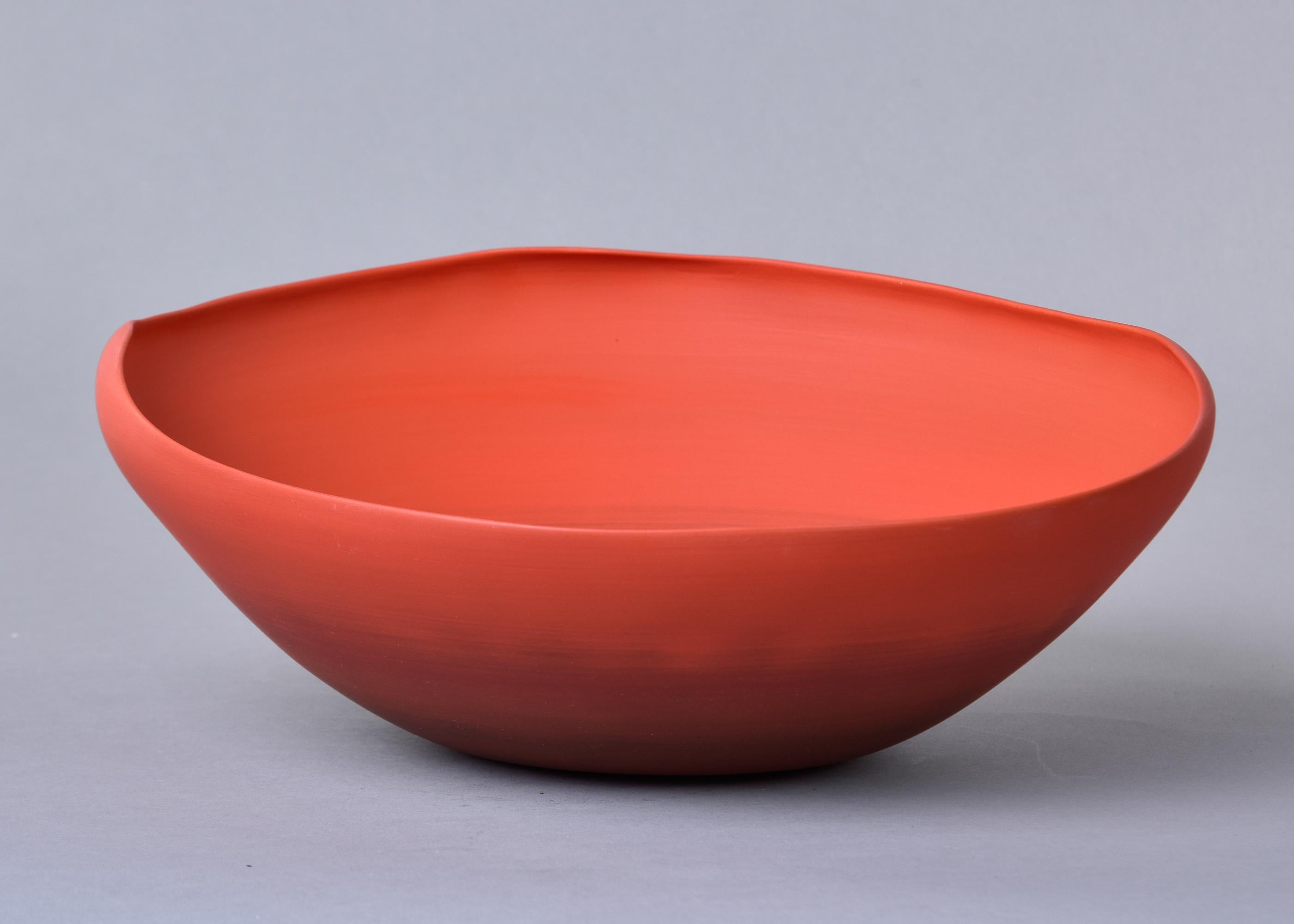 New Rina Menardi Medium Conchglia Bowl in Poppy For Sale 3