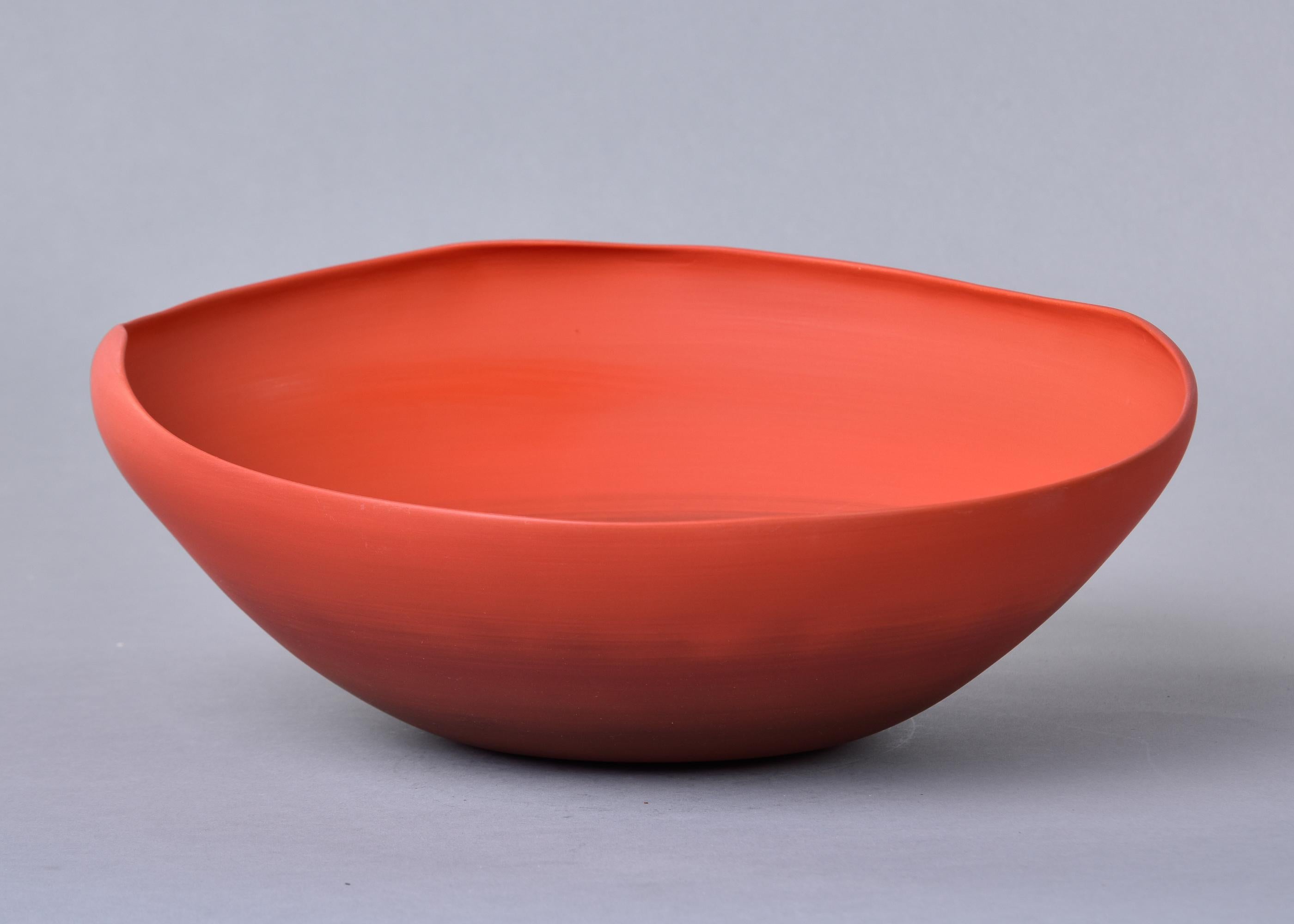 Contemporary New Rina Menardi Medium Conchglia Bowl in Poppy For Sale