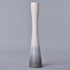 New Rina Menardi Tall Flute Vase in Shaded Greige Glaze