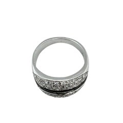 New Ring in 18K White Gold with Natural Diamonds G VS