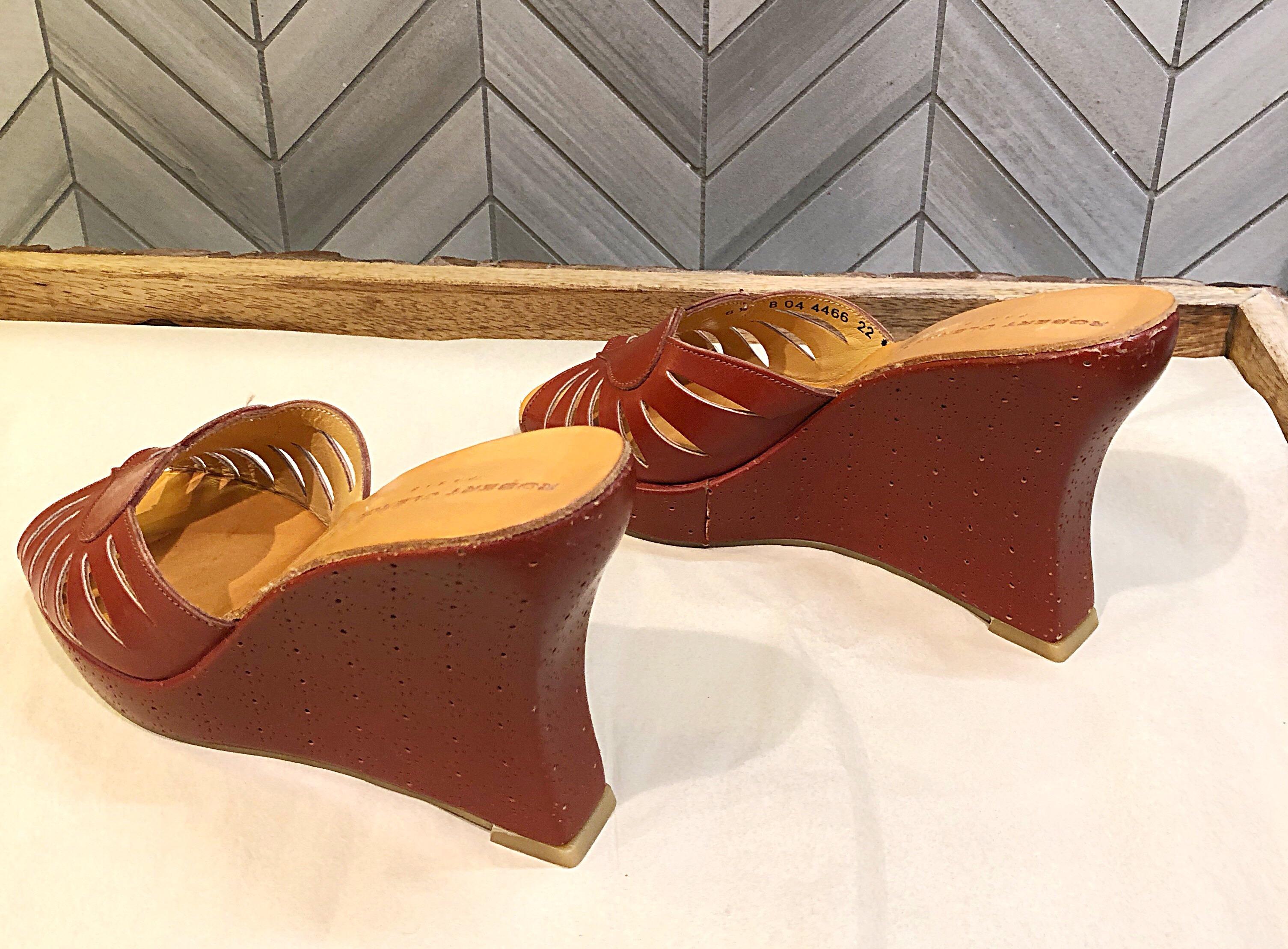 brown heart shoes