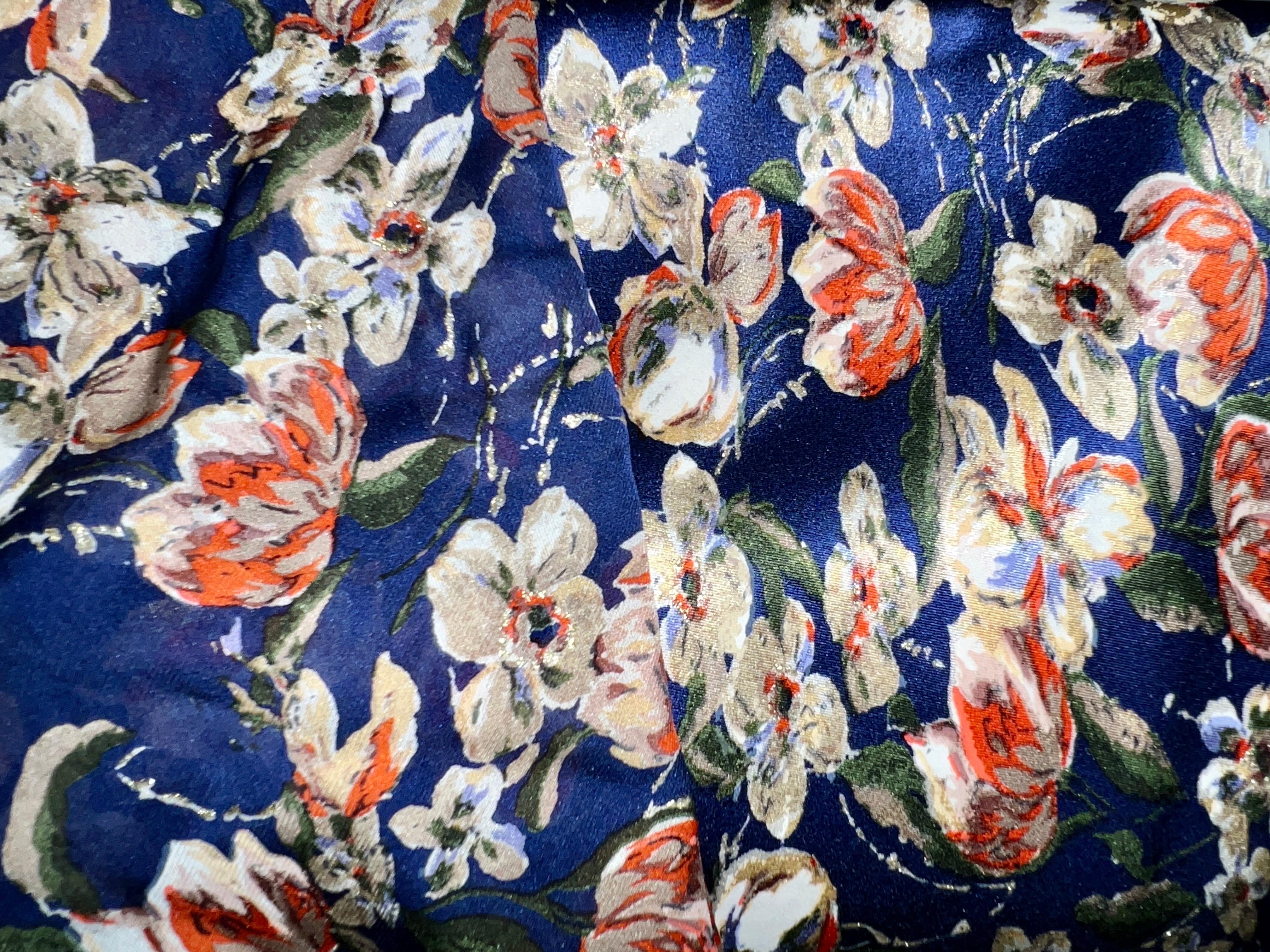 NEW Roberto Cavalli Signature Floral Print Silk Pants Trousers Lounge Suit Set  8