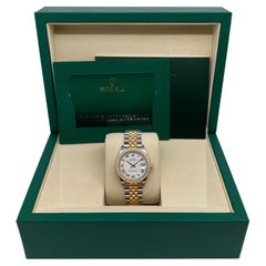 Nuevo Reloj Rolex Datejust 31 278383RBR de oro amarillo de 18 quilates y acero blanco con esfera romana B&P
