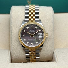 NEW Rolex Datejust 31mm 278273 Diamond Gray MOP Dial Ladies Watch Box Paper