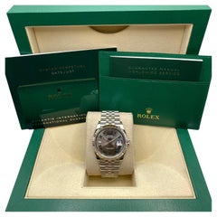NEW Rolex Datejust 36mm 126234 Steel Wimbledon Dial Automatic Mens Watch B&P