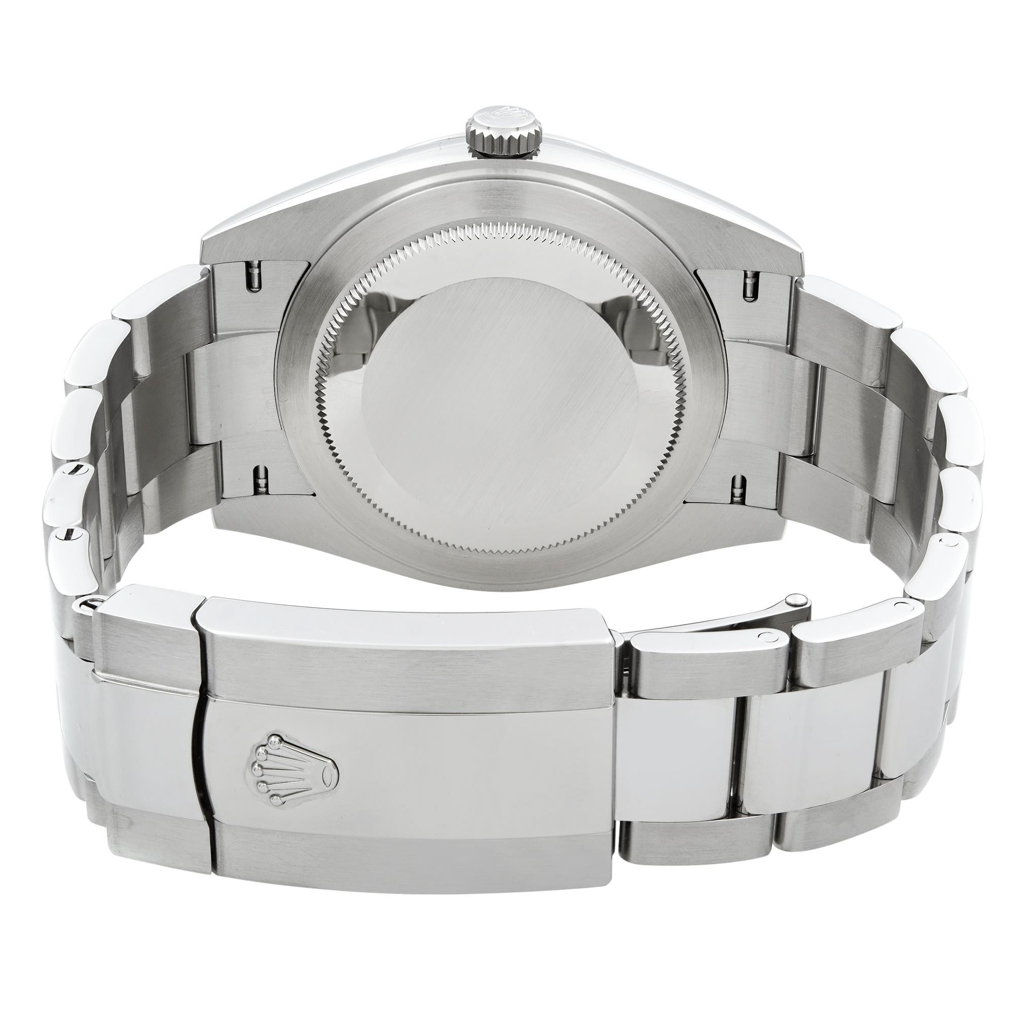 Men's New Rolex Datejust 41 126300 Steel White Roman Dial Oyster Automatic Watch B&P For Sale