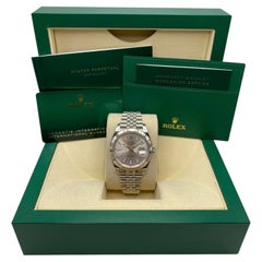 NEW Rolex Datejust 41 126334 Steel White Gold Silver Dial Automatic Watch B&P