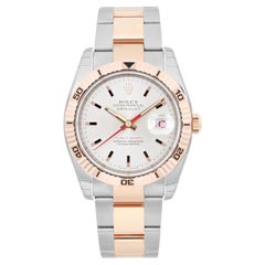 New Rolex Datejust Turn-O-Graph 36mm 18K Rose Gold Mens Automatic Watch 116261