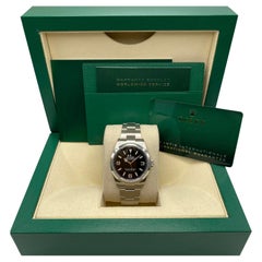 NEW Rolex Explorer 36mm 124270 Steel Black Dial Automatic Watch Box Papers