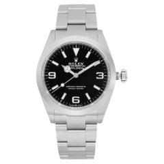NEW Rolex Explorer 40mm Steel Black Dial Automatic Mens Watch 224270 B&P