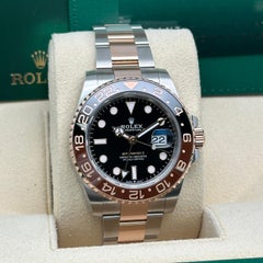 NEW Rolex GMT-Master II 126711CHNR Everose Gold Root Beer Watch B&P