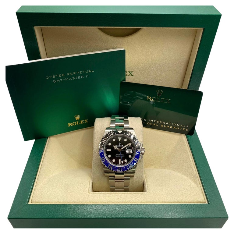 New Rolex GMT-Master II Batman Oyster Steel Ceramic Automatic