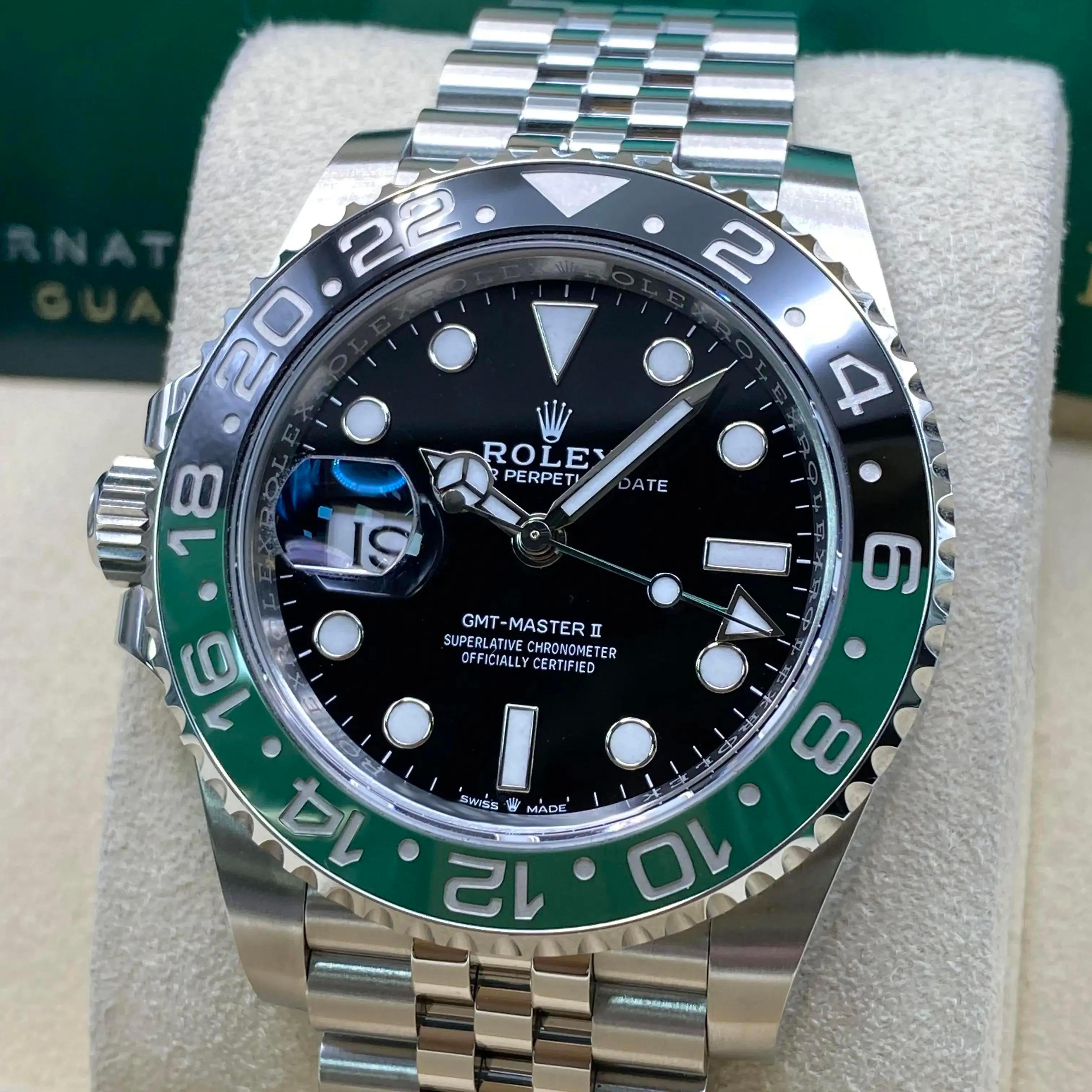 New. Comes with the original box and papers. 5-year Rolex Warranty