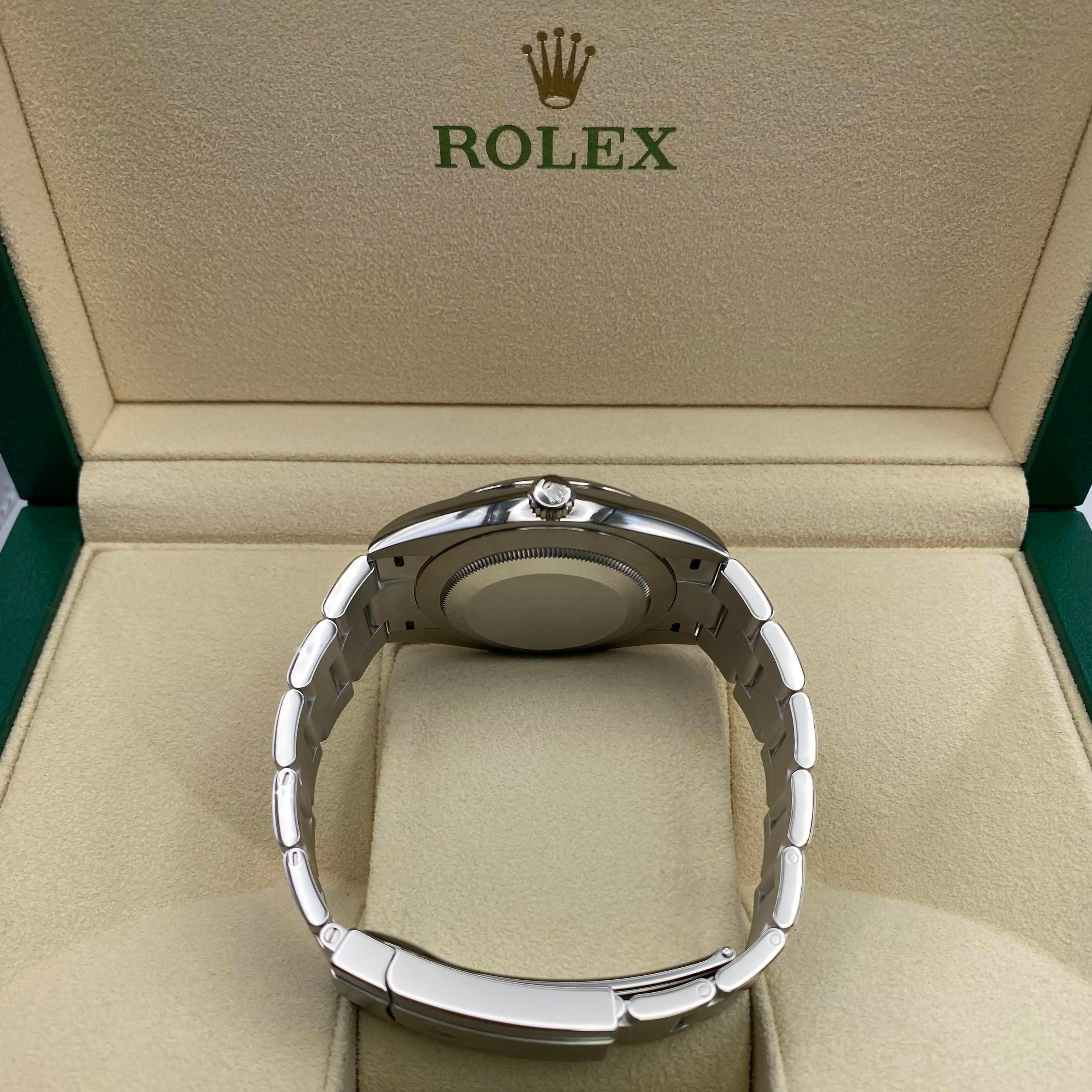 New Rolex Oyster Perpetual 41mm Steel Black Dial Domed Oyster Watch 124300 For Sale 1