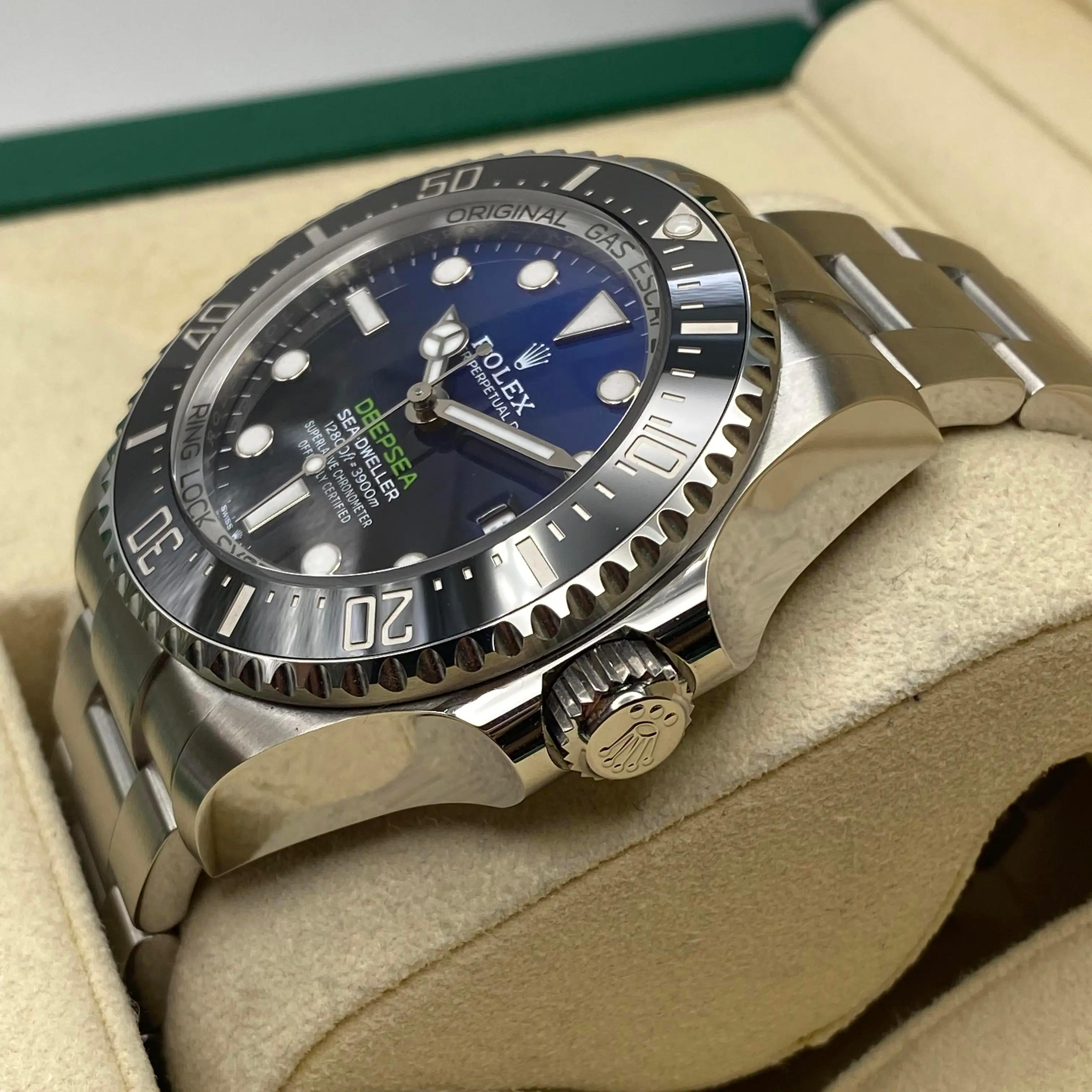 Rolex Sea Dweller Deepsea James Cameron Blaues Zifferblatt Stahl-Keramik-Uhr 136660, NEU, NEU Herren im Angebot