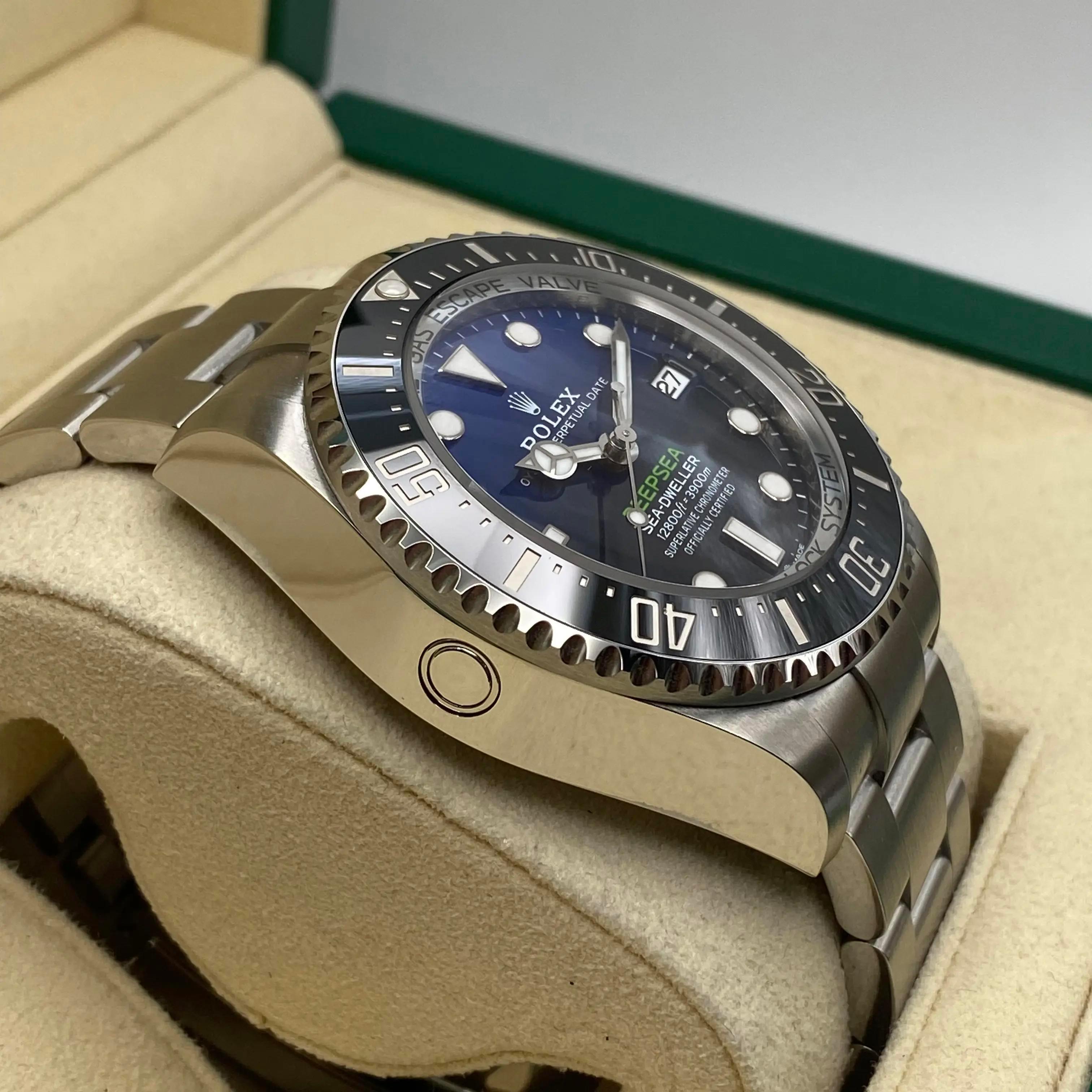 Rolex Sea Dweller Deepsea James Cameron Blaues Zifferblatt Stahl-Keramik-Uhr 136660, NEU, NEU im Angebot 1