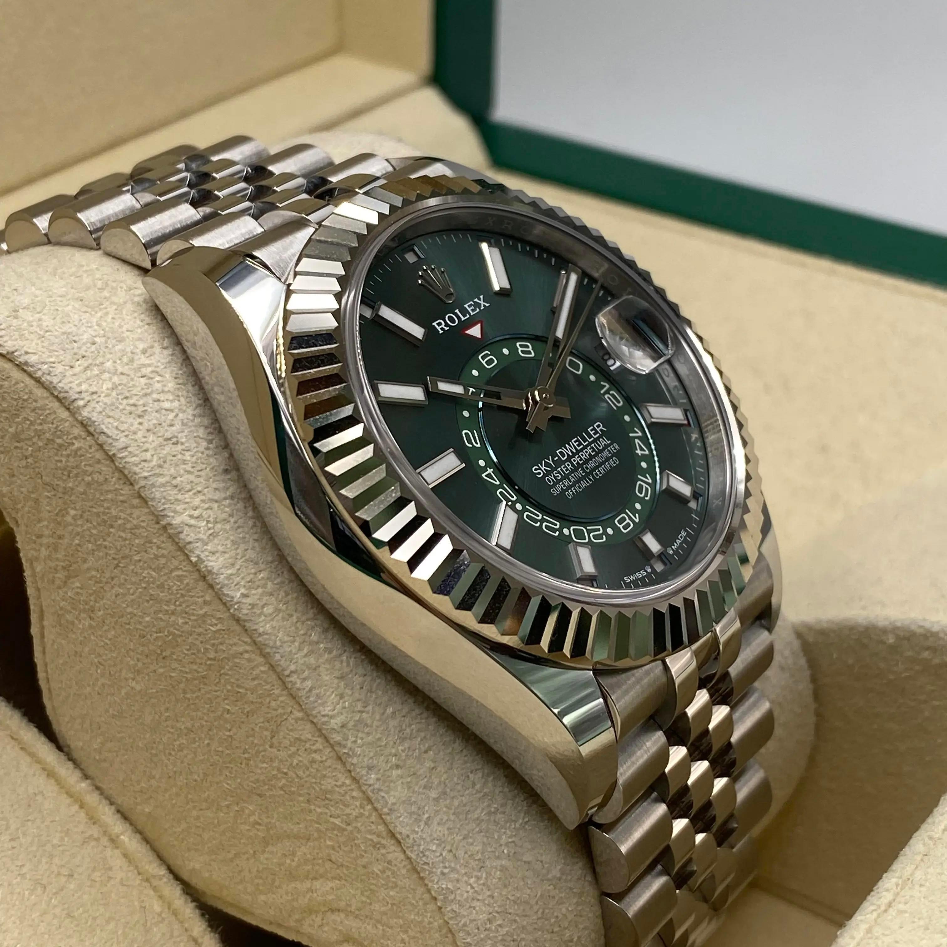 rolex green sky dweller