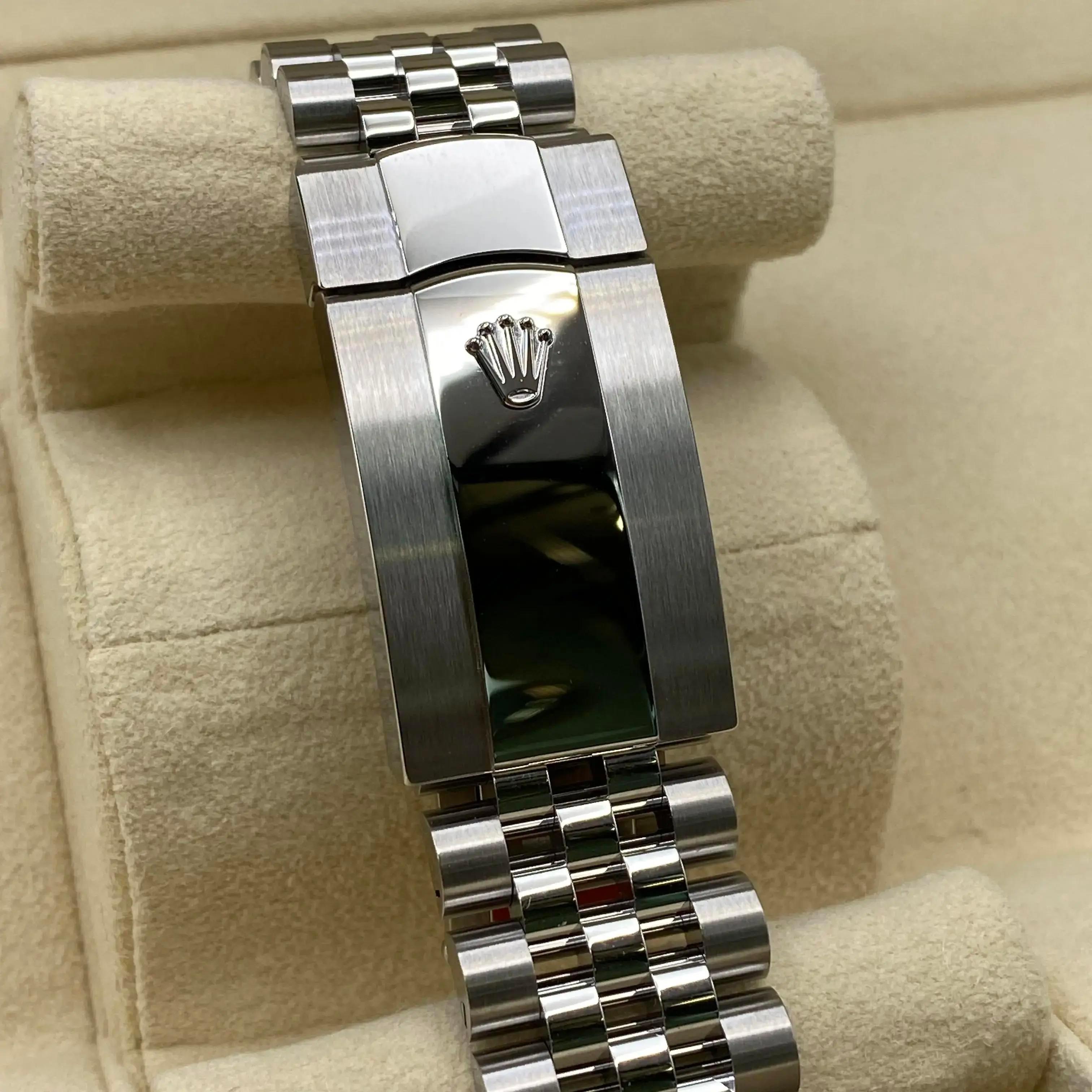 NEW Rolex Sky-Dweller Jubilee Steel 18K White Gold Blue Dial Watch 336934 For Sale 4