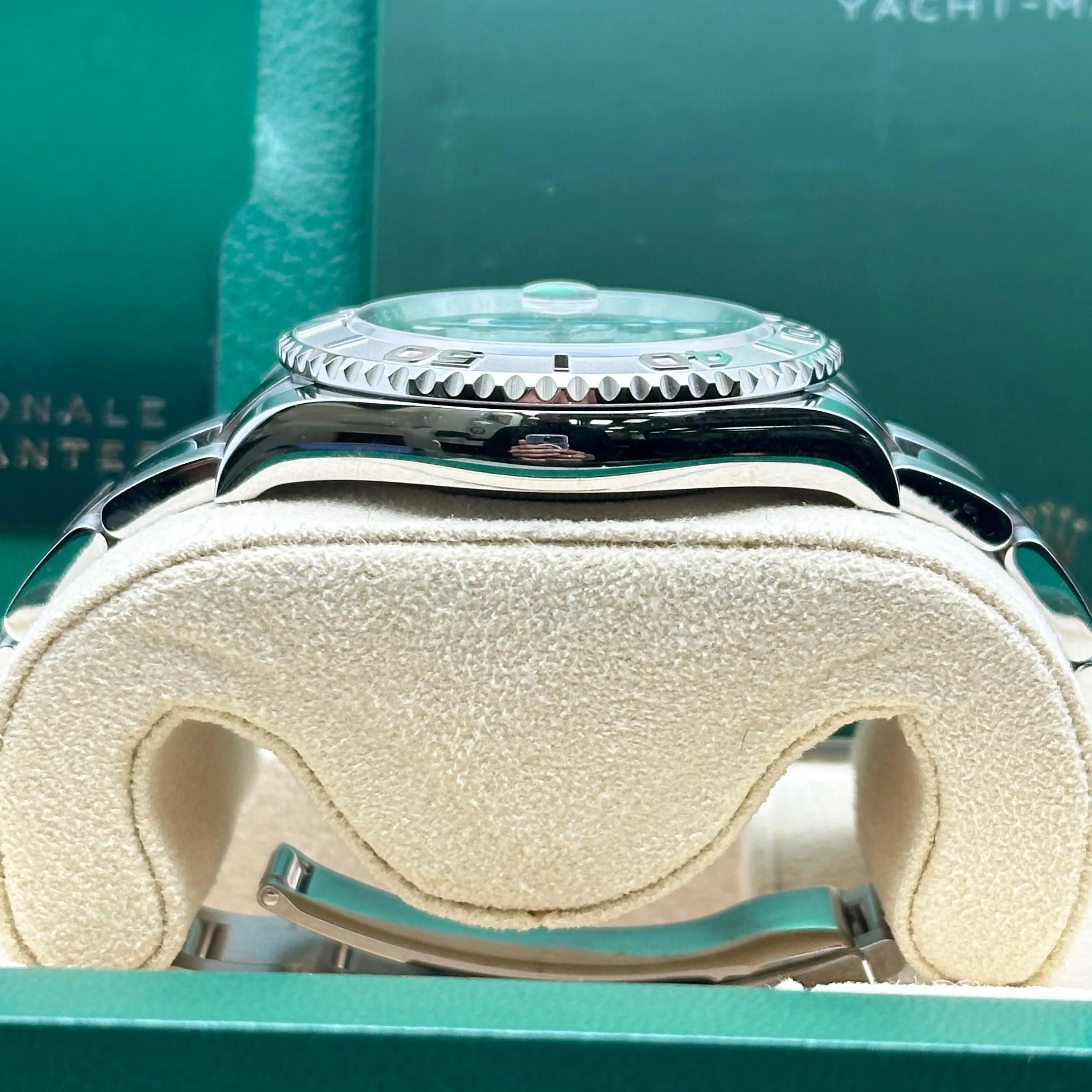 Rolex Montre automatique Yacht-Maste en acier, platine et rhodium pour hommes 126622 en vente 9