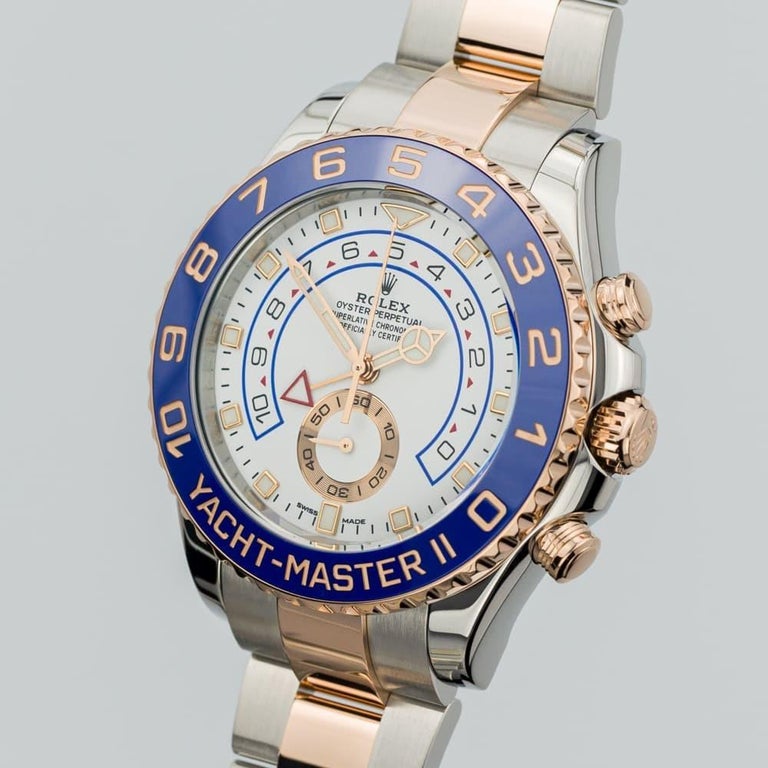 Rolex Yacht-Master II Acciaio Quadrante Bianco Automatico con