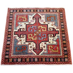 New Rug From Afghanistan, Caucasian Kazak Design, Wool, Natural Dyes, 2-10x3