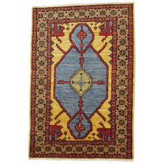 New Rug From Afghanistan, Persian Bakshaish Design, Wool, Natural Dyes, 2-9x4 