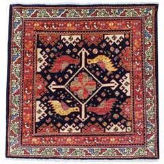 New Rug From Afghanistan, Persian Qashqai-Shiraz Design, Wool, Natural Dyes 3x3