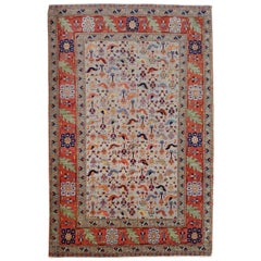 New Rug From Afghanistan, Persian Qashqai-Shiraz Design, Wool, Natural Dyes 4x6 