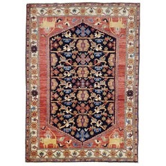 New Rug From Afghanistan, Persian Qashqai Shiraz Design, Wool, Natural Dyes 4x6