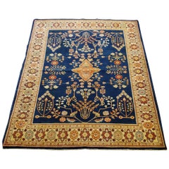 New Rug From Afghanistan, Persian Sarouk Design, Wool, Natural Dyes, 5-2x6-8