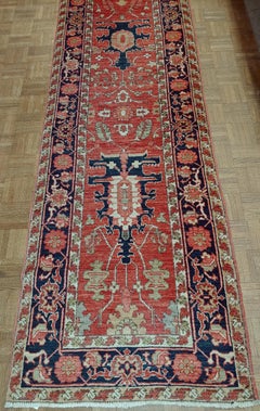 New Rug From Afghanistan, Persian Serapi Design, Wool, Natural Dyes, 2-4x16