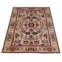 New Rug From Afghanistan, Serapi Design Superior Color & Drawing Wool, 9x12