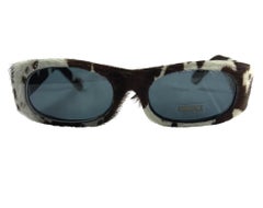 NEW S/S 1999 Gianni Versace by Donatella Pony Hair Appliqué Sunglasses