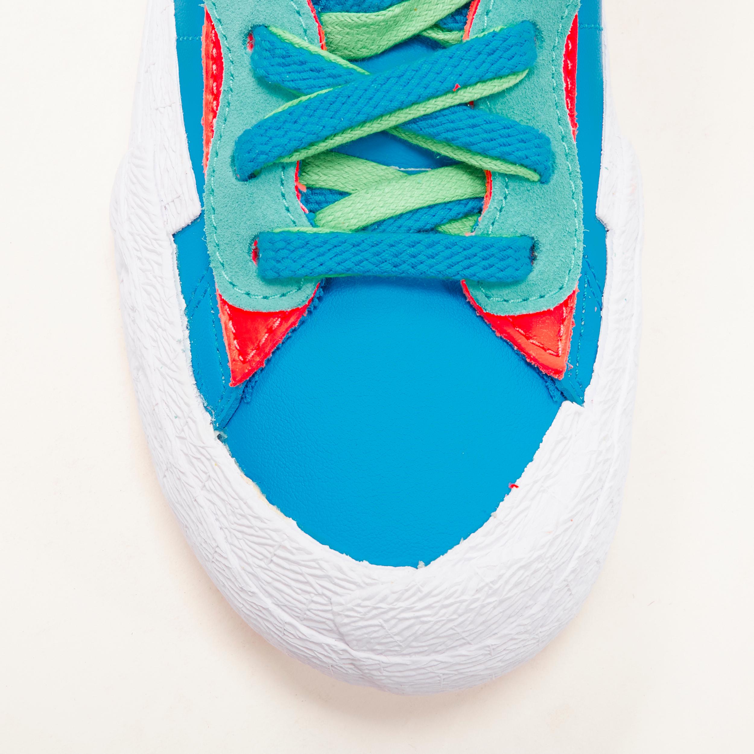 new SACAI KAWS Nike Blazer Low neptune blue mid sneaker EU5 EU37.5 DM7901 400 For Sale 1