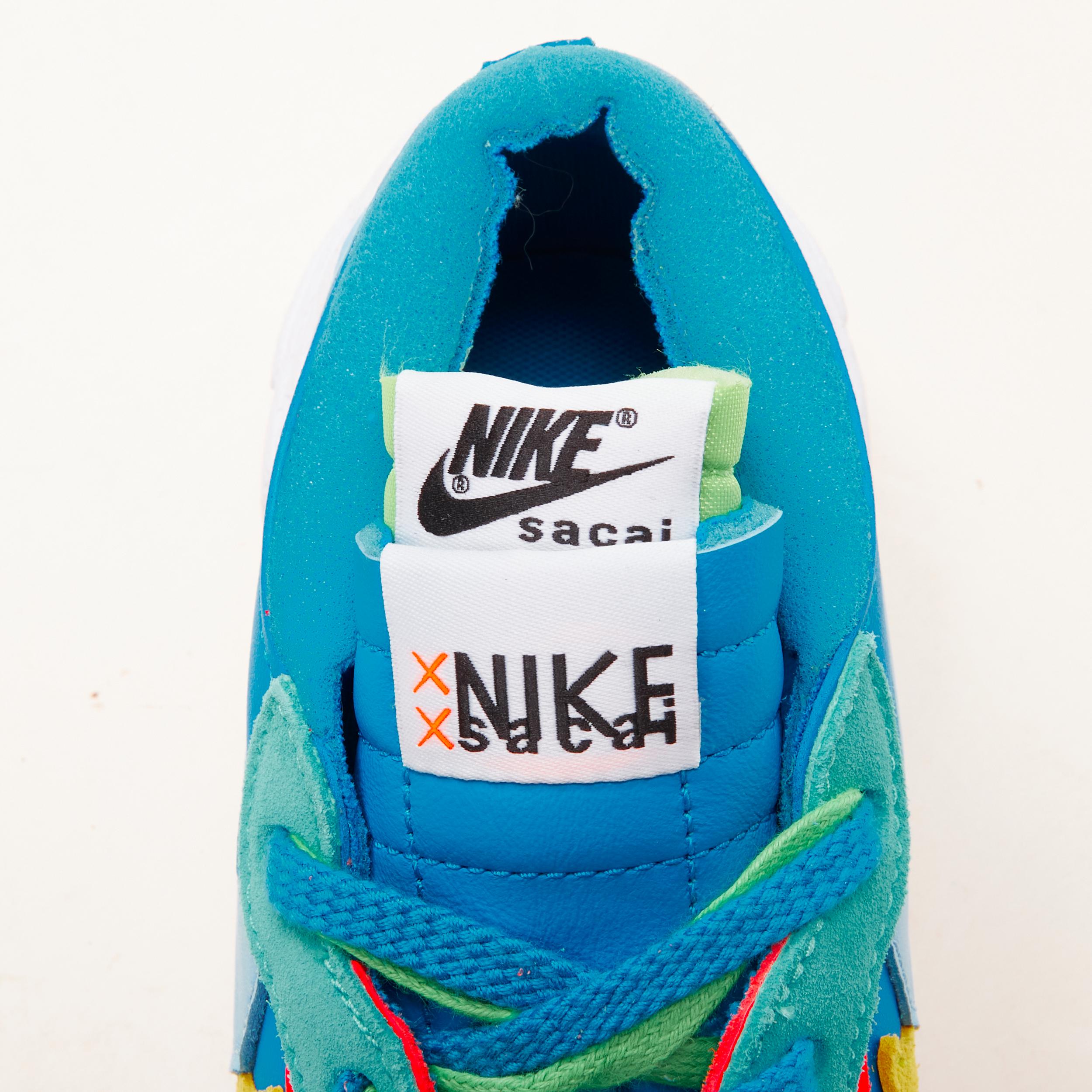 new SACAI KAWS Nike Blazer Low neptune blue mid sneaker EU5 EU37.5 DM7901 400 For Sale 4