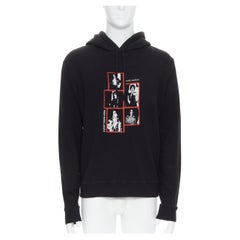 new SAINT LAURENT 2019 black polaroid vintage logo cotton hoodie pullover M  at 1stDibs