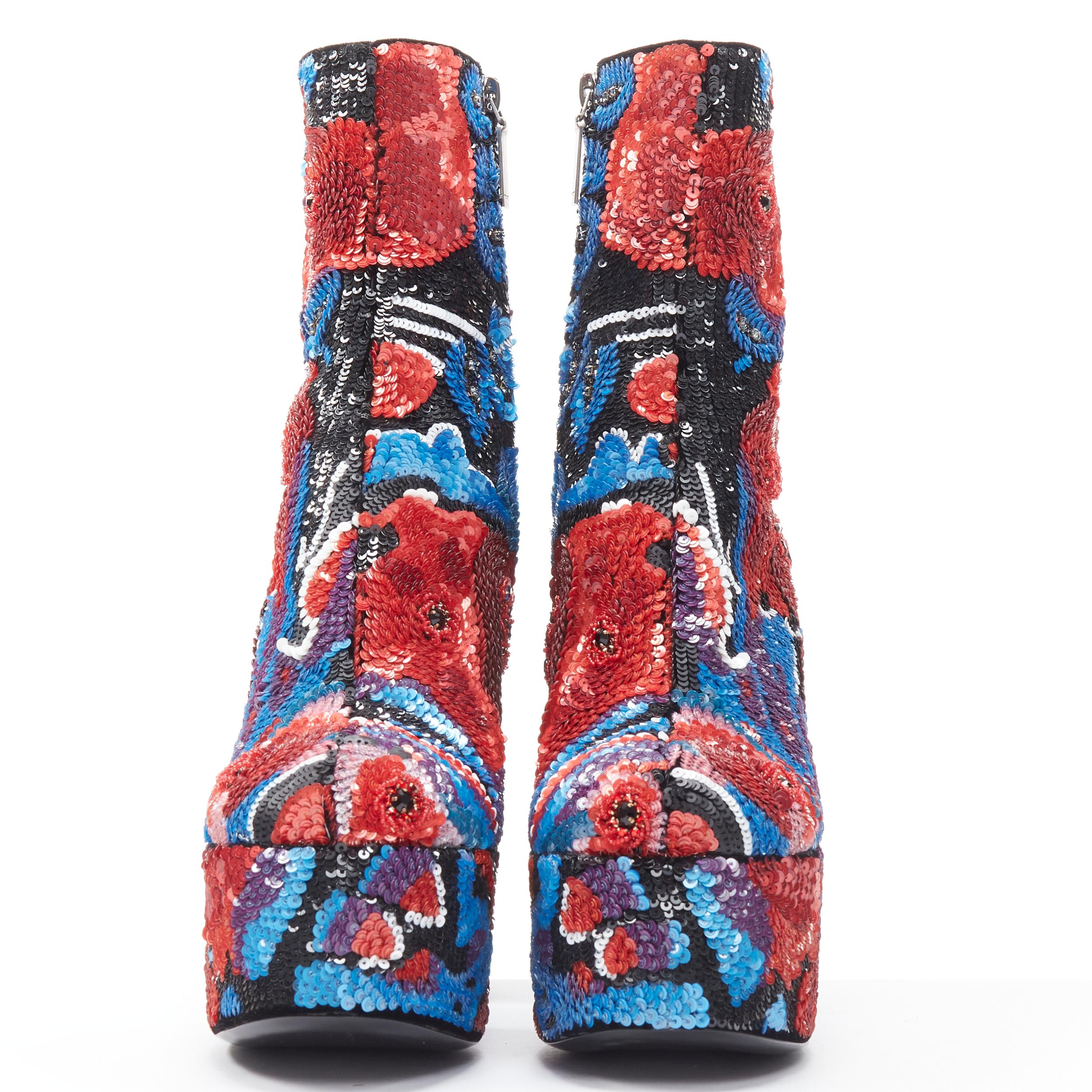 saint laurent billy platform boots