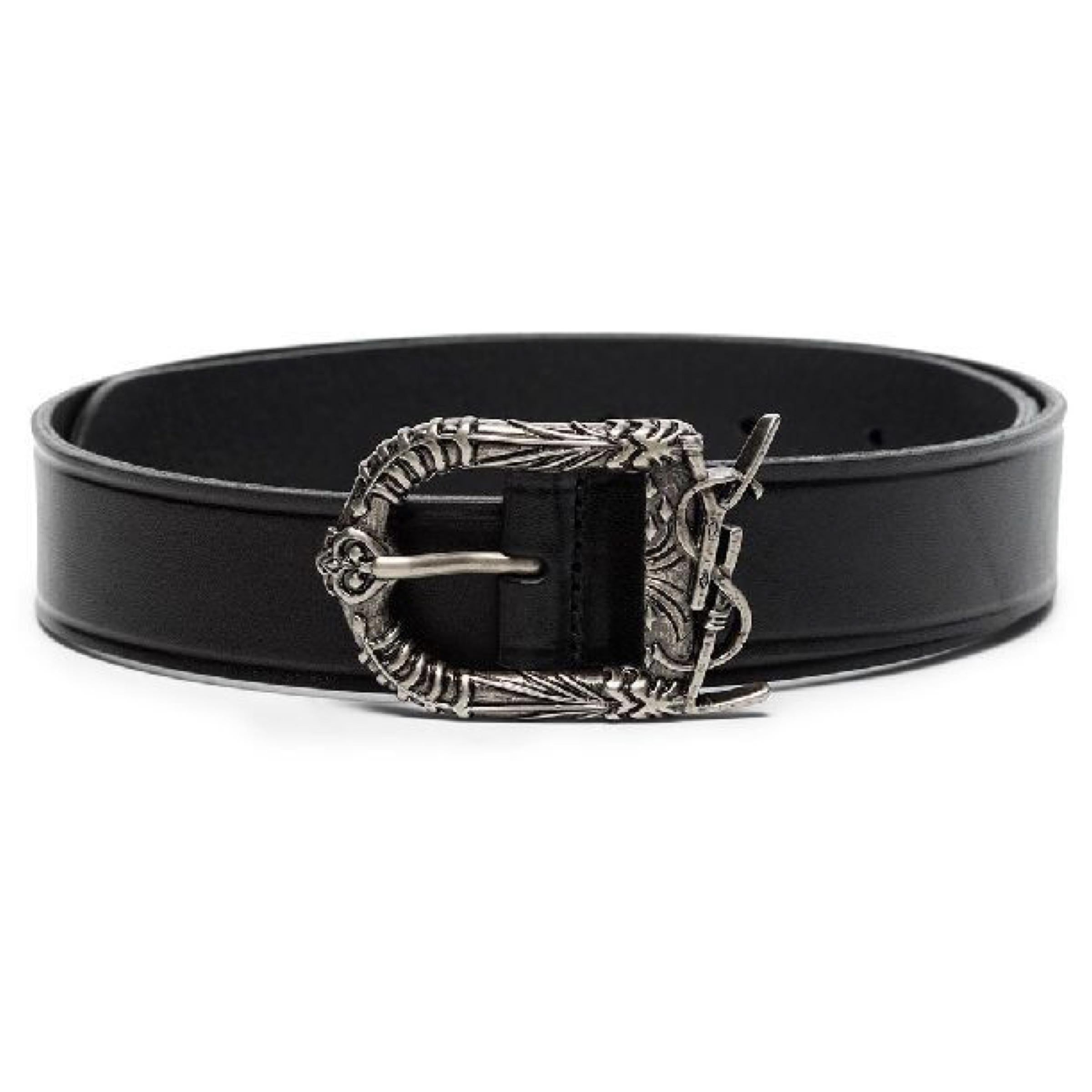 New Saint Laurent Black Decorative Buckle Leather Belt Size 36 US 90 EU

Authenticity Guaranteed

DETAILS
Brand: Saint Laurent
Condition: Brand new
Gender: Women
Category: Belt
Color: Black
Material: Leather
Front YSL logo
Decorative buckle
Made in