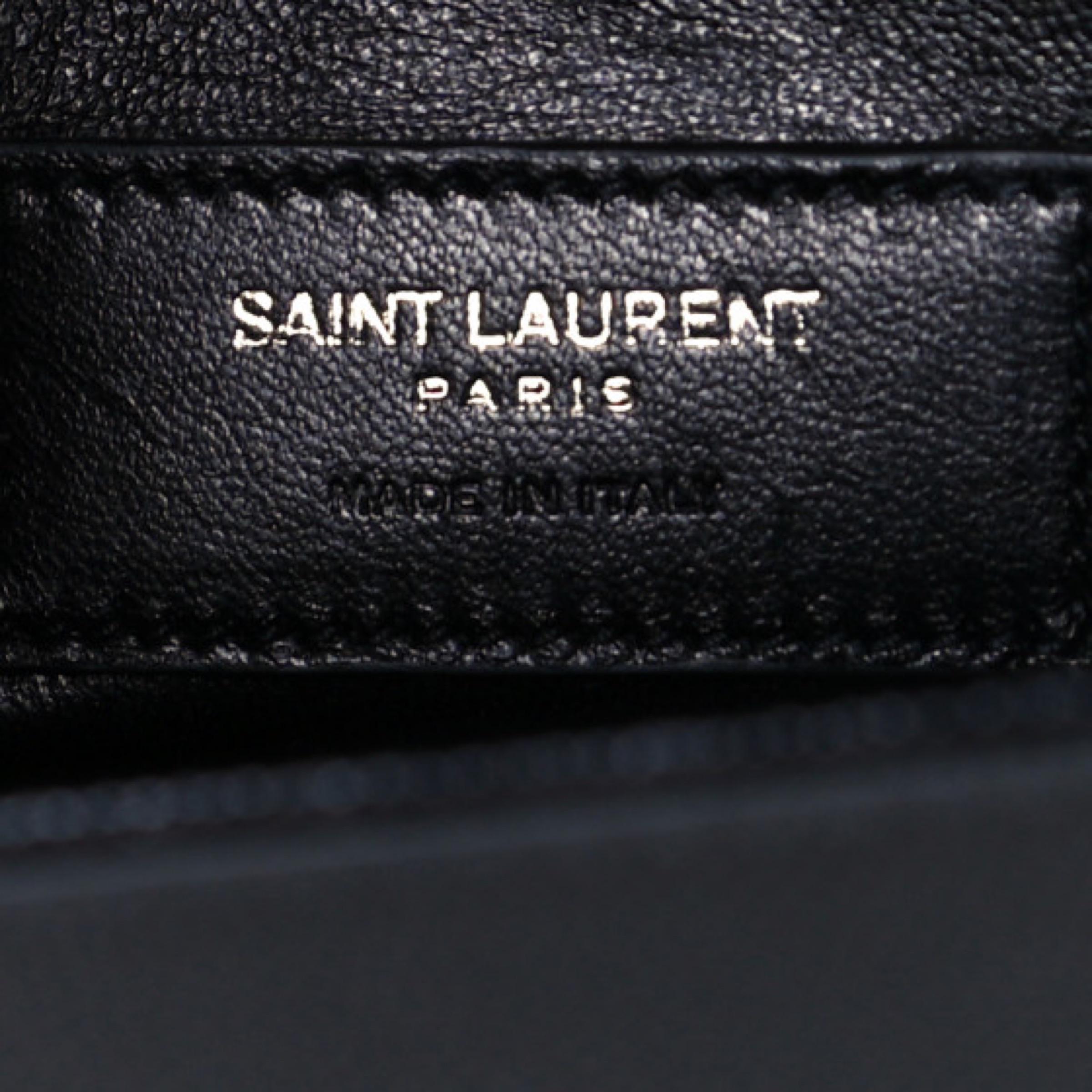 NEW Saint Laurent Black Kate Medium Chain Leather Crossbody Shoulder Bag 10