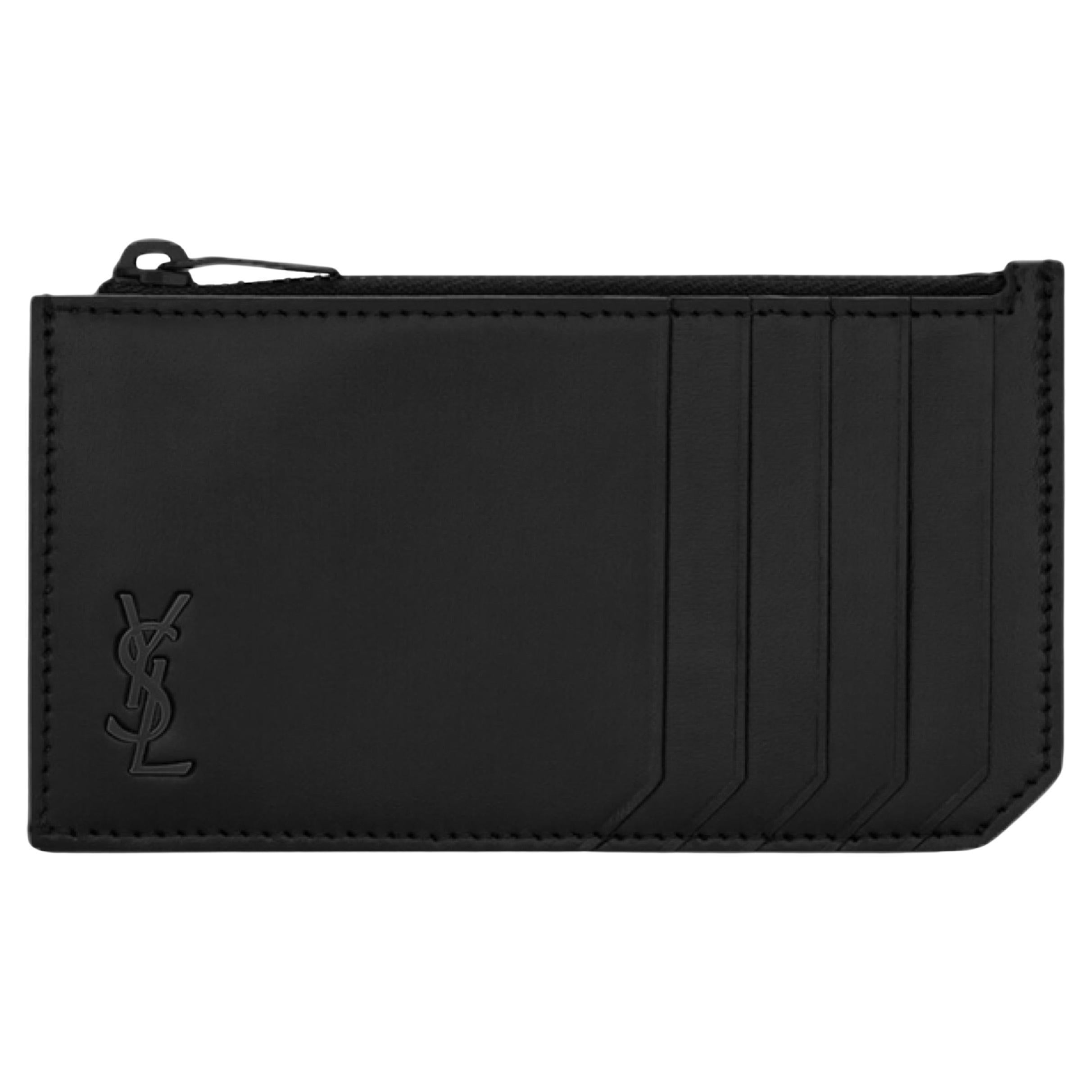 Saint Laurent Beige Calf Leather Bos Taurus Wallet main image 1