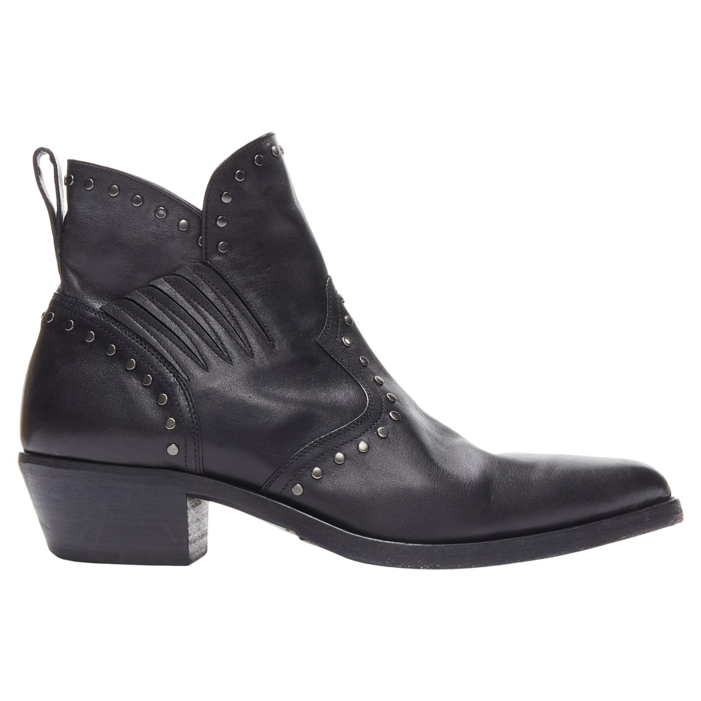 Saint Laurent Paris Boots Dakota 50 Studded Boots Saint Laurent