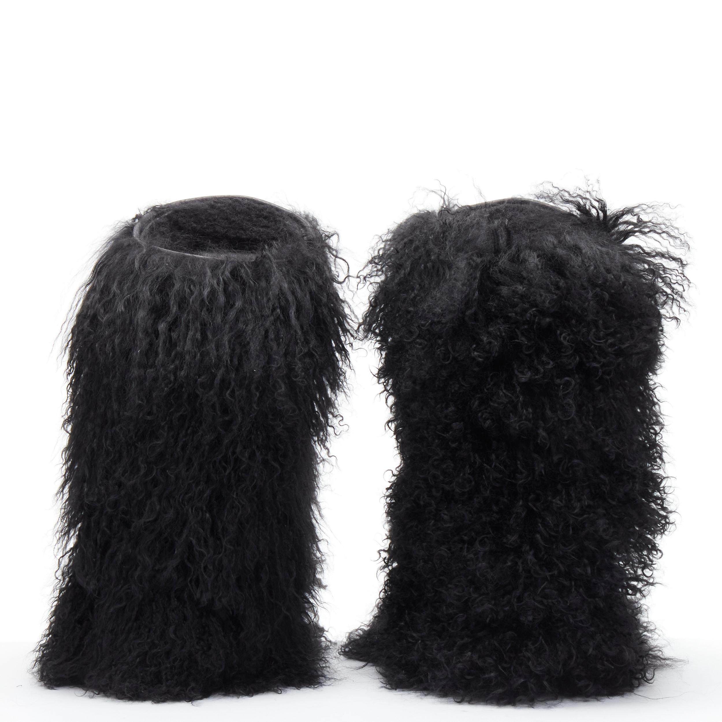 mongolian fur boots