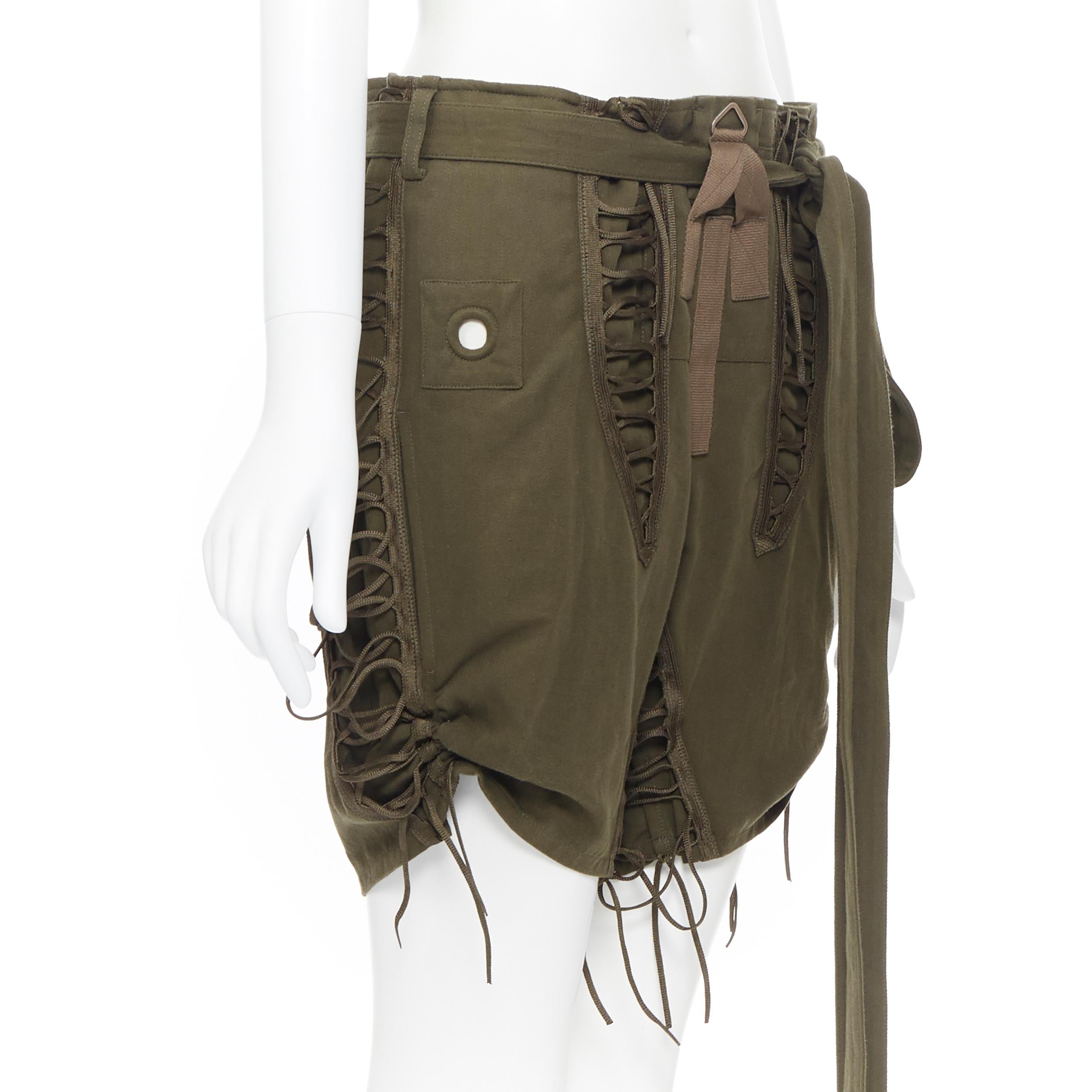khaki military shorts