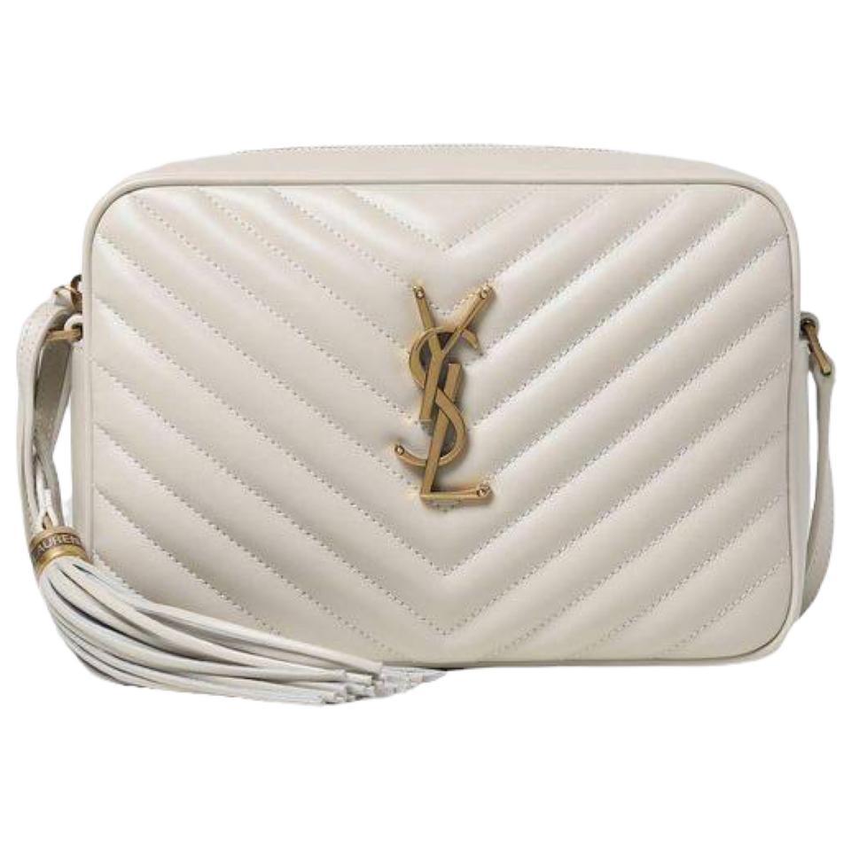 New Saint Laurent White Cream Quilted Leather Lou Crossbody Camera Shoulder Bag

Authenticity Guaranteed

DETAILS
Brand: Saint Laurent
Condition: brand new
Color: White
Material: Leather
Bronze-tone hardware
Grosgrain Lining
Zip closure
Interior: