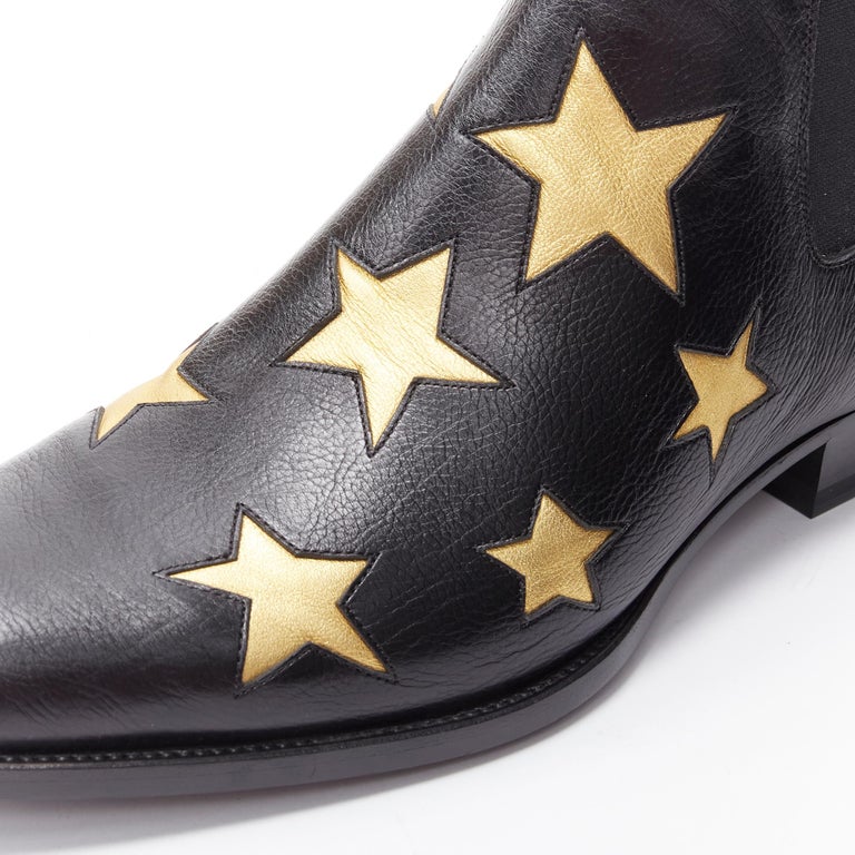 Yves Saint Laurent Leather Star Chelsea Boots 0400021640646?wid=900 main image 3