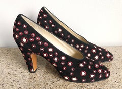 New Salvatore Ferragamo Limited Archive Edition Sz 38 1930s Style Heels Shoes